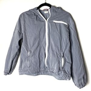 Brandy Melville John Gault zip up hooded raincoat